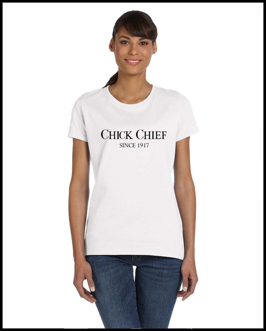 Chick Chief 1917 White and Black T-Shirt