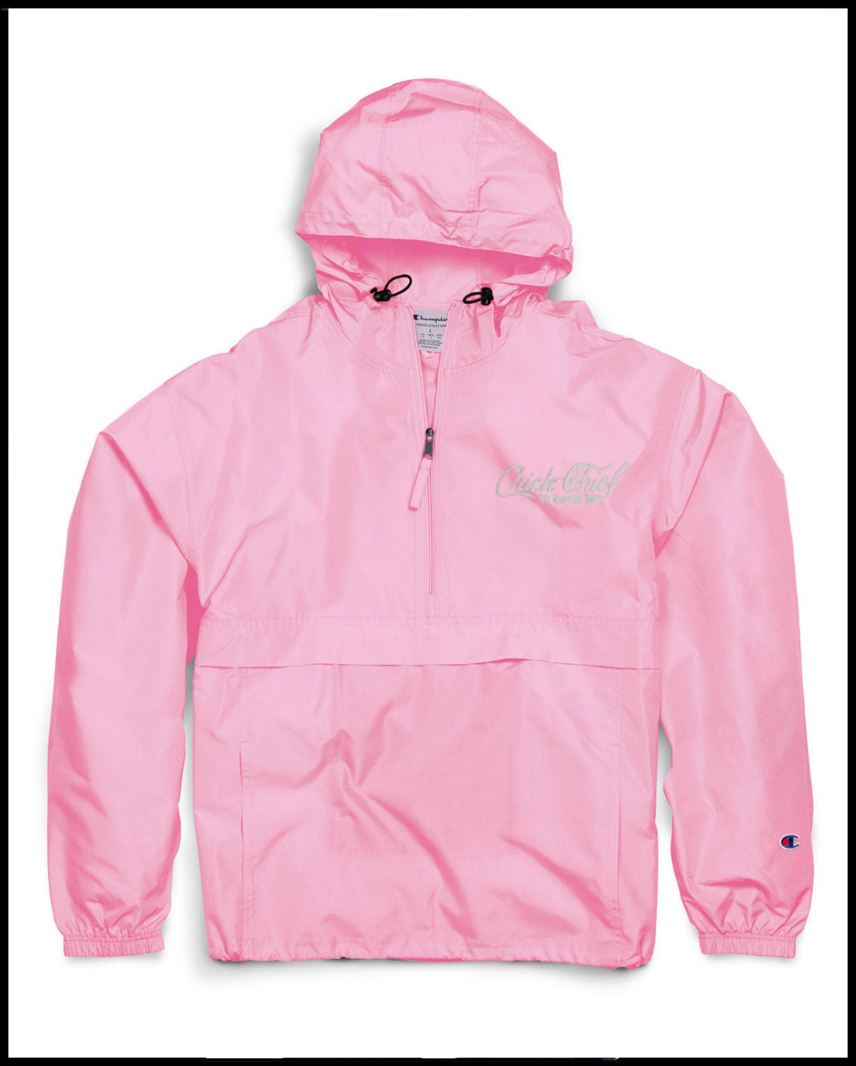 Chick Chief Real Thing Pink Champion Quarter-Zip Windbreaker