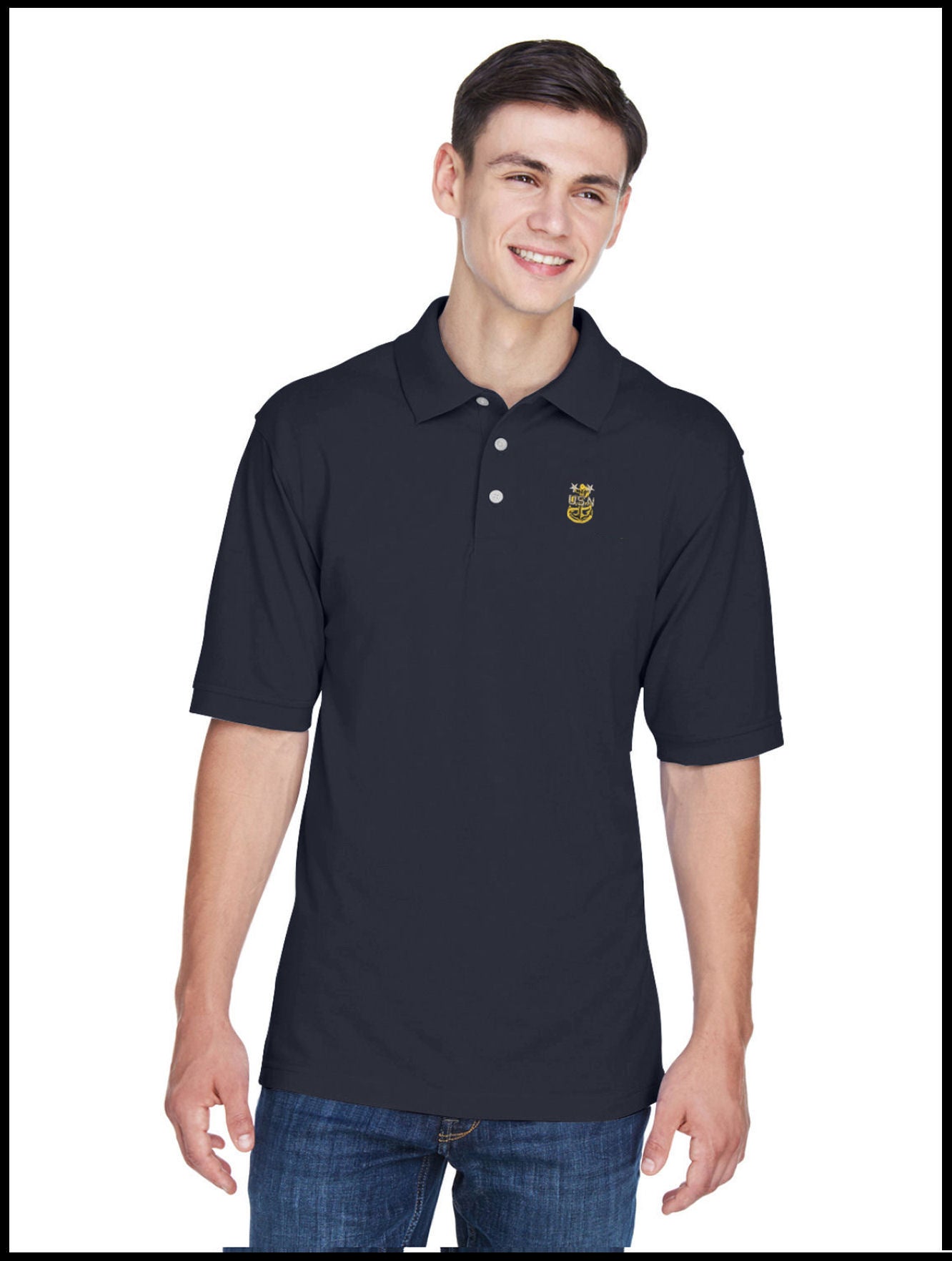 CPO Polo Shirt Navy Blue