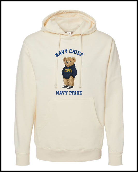 CPO Bear Cream Hoodie