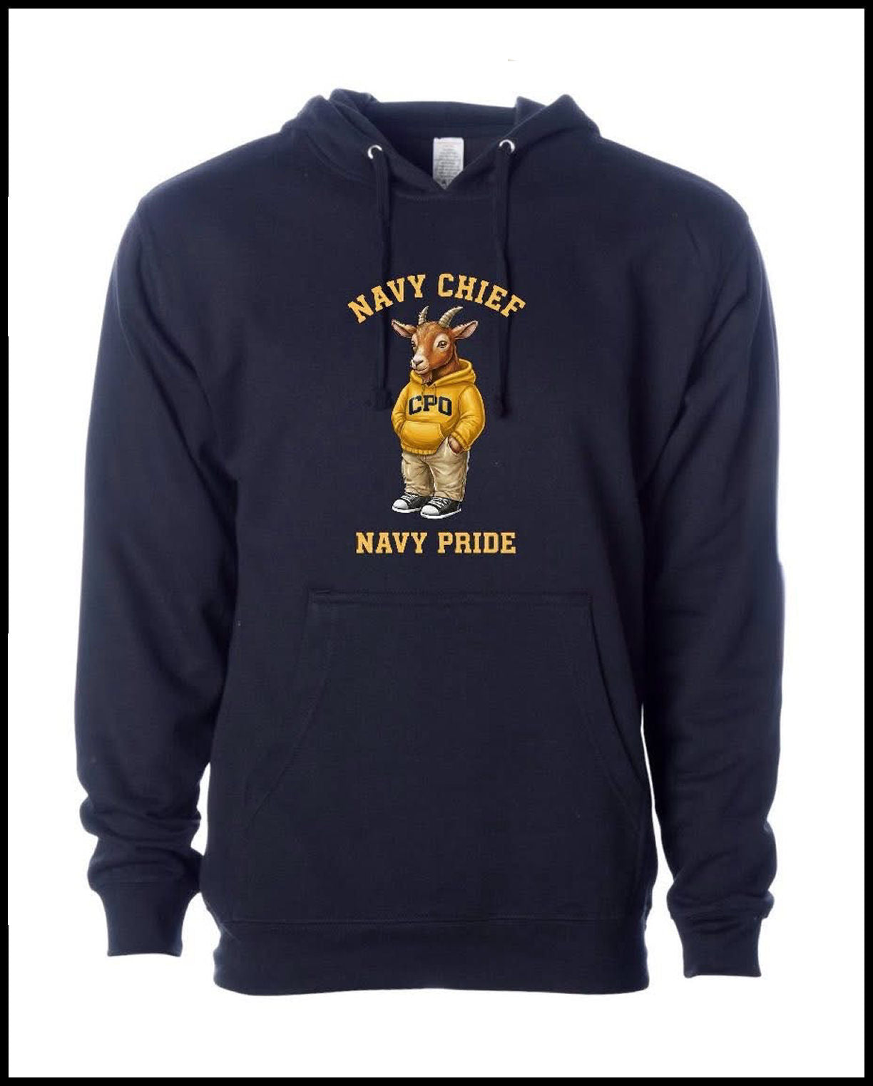 CPO Goat Navy Blue Hoodie