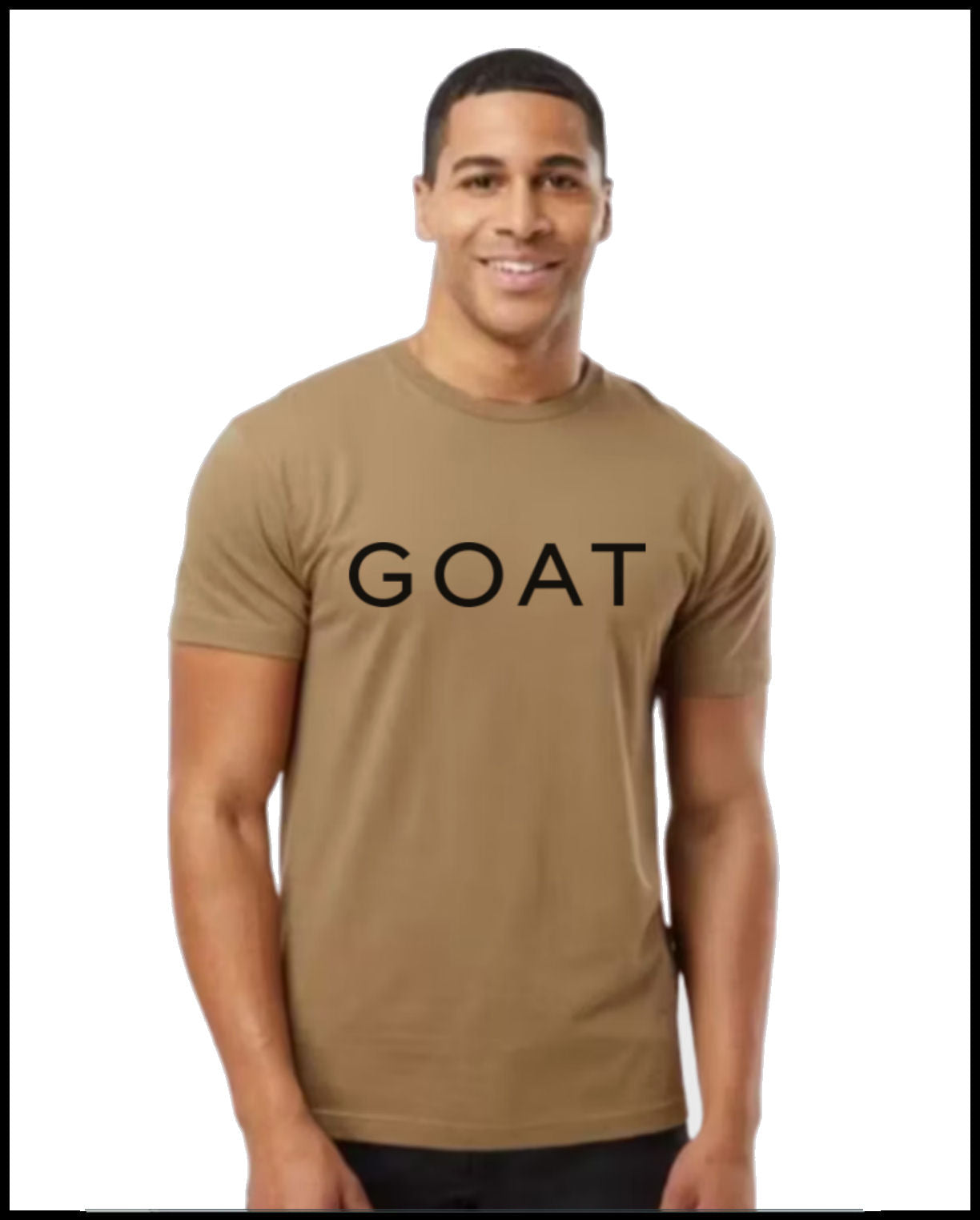 Coyote Brown & Black GOAT T-Shirt