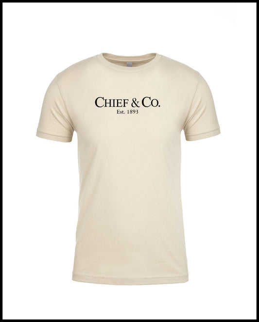 Chief & Company Light Cream & Black T-Shirt