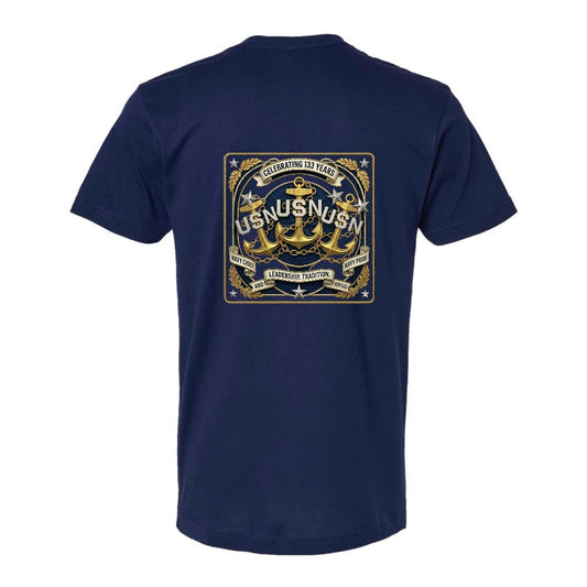 CPO 133 Years Navy Blue and Yellow T-Shirt