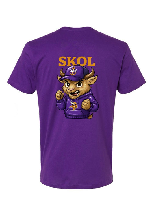 SKOL Male Goat Purple T-Shirt