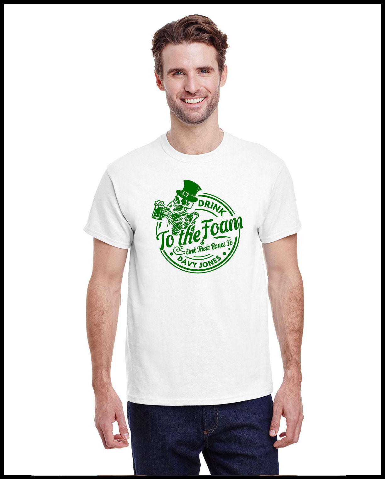 Drink to the Foam Crewneck T-Shirt