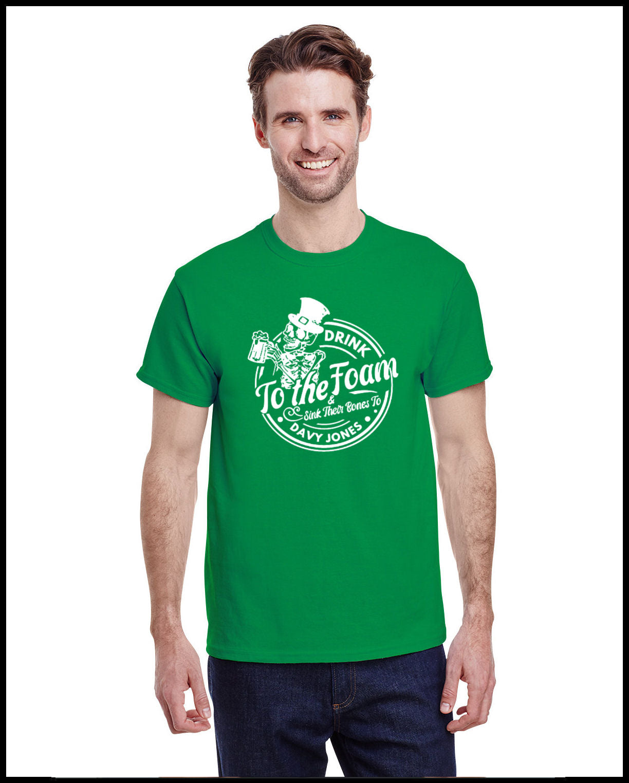 Drink to the Foam Crewneck T-Shirt