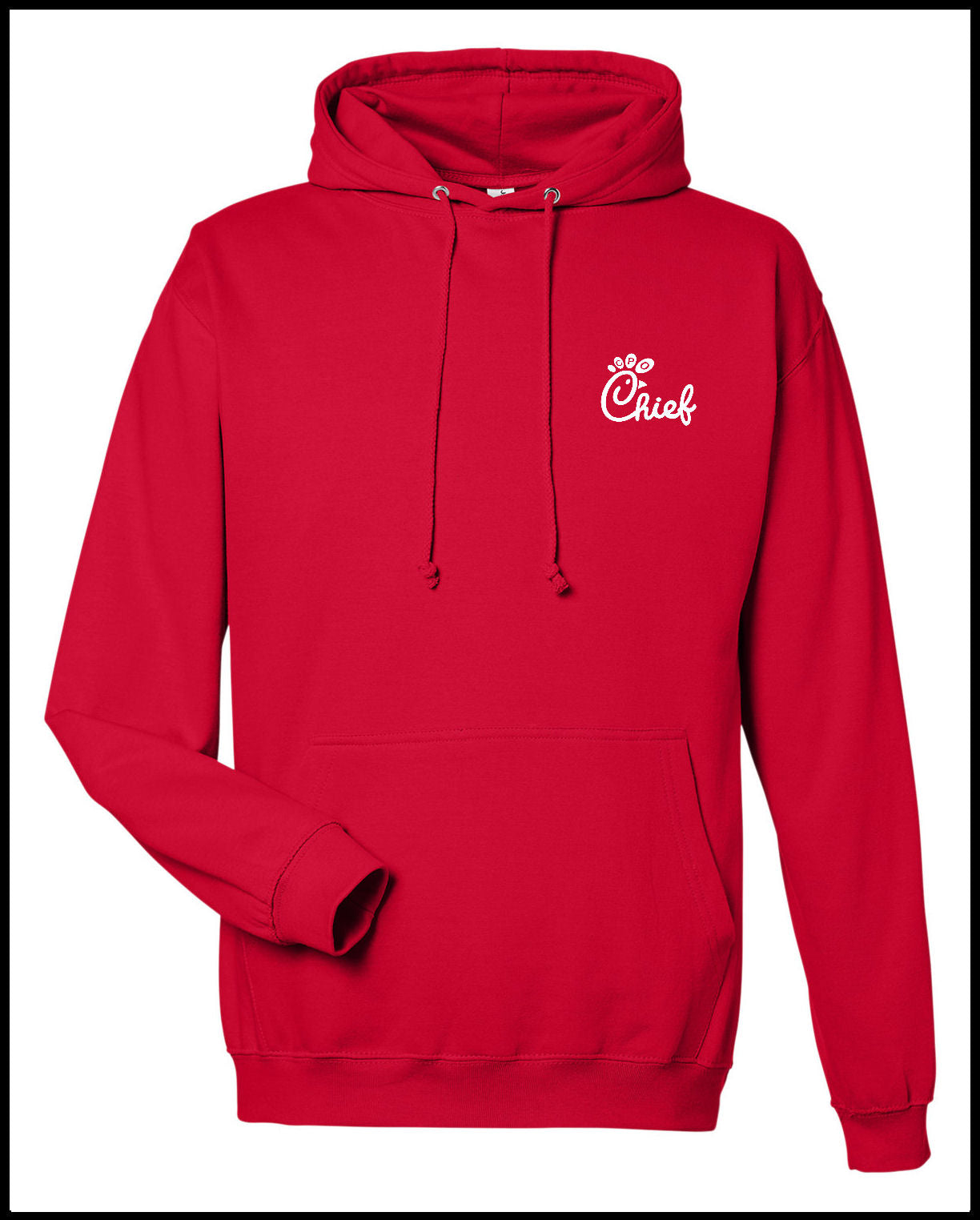 Drink More Coffee Chief Red Hooded Sweatshirt