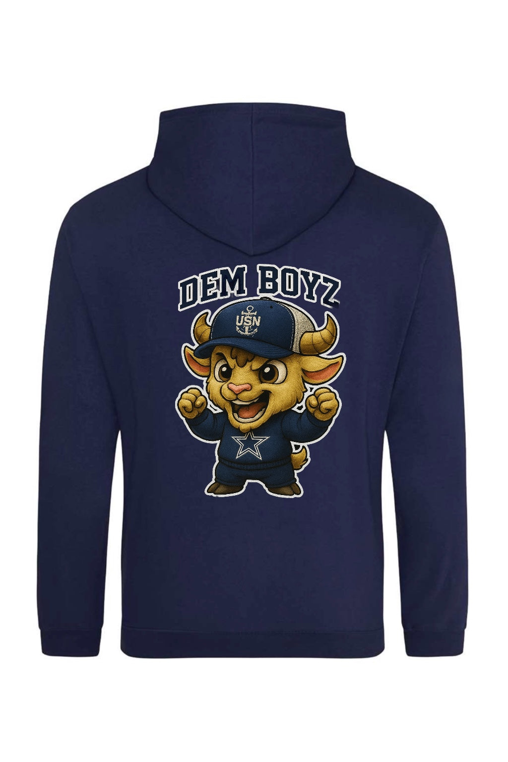 Navy Blue Team Goat Dem Boyz Chief Pride Hoodie