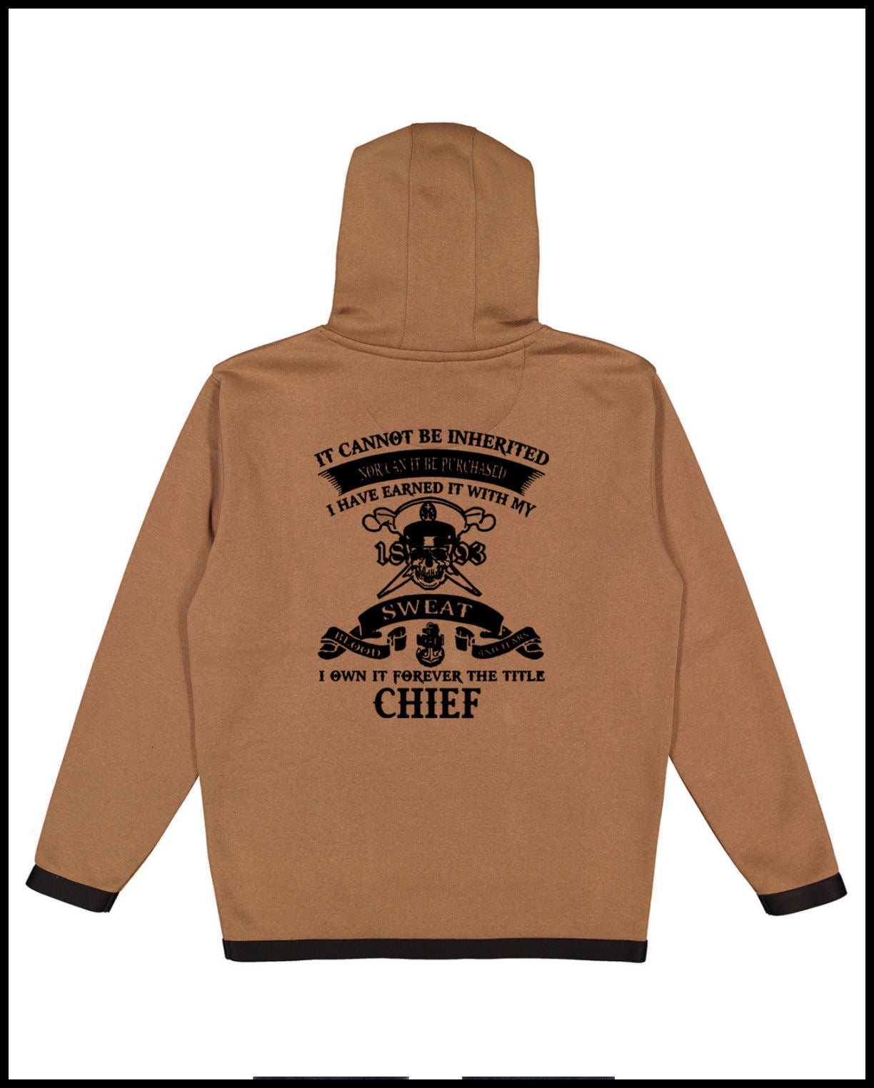 Earned Not Given Coyote Brown Hooded Sweatshirt