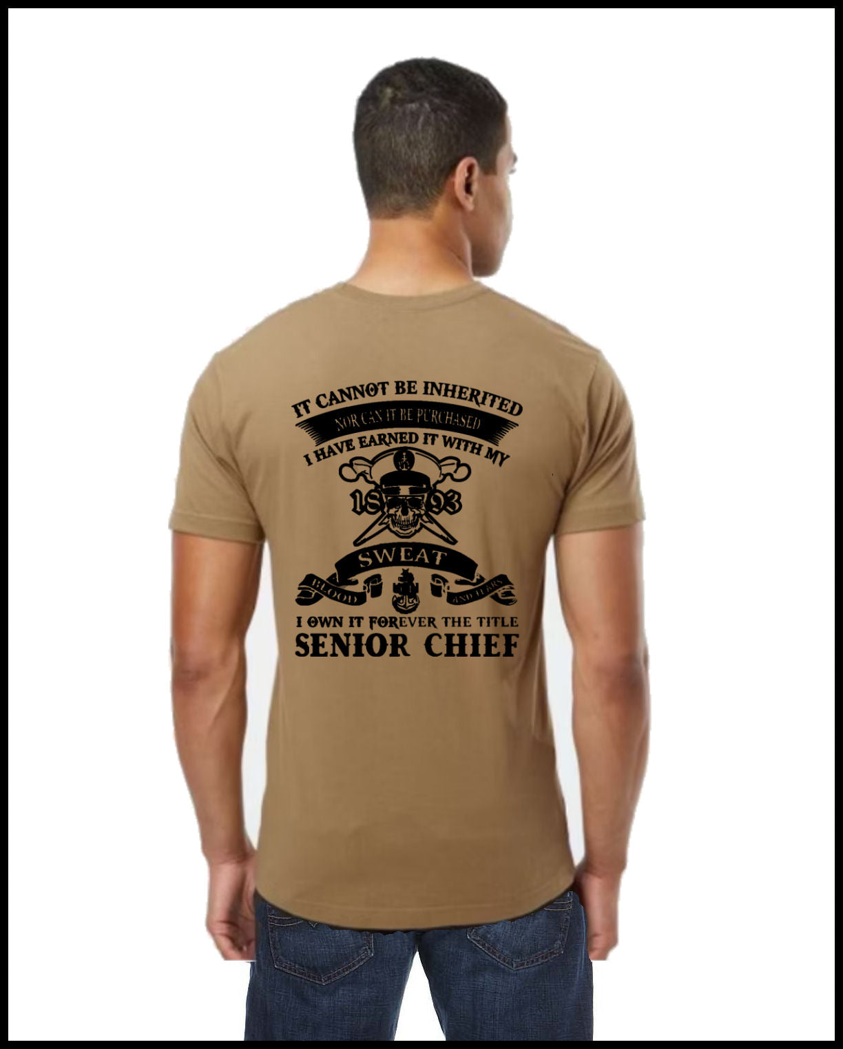 Earned Not Given CPO T-Shirt Coyote Brown & Black