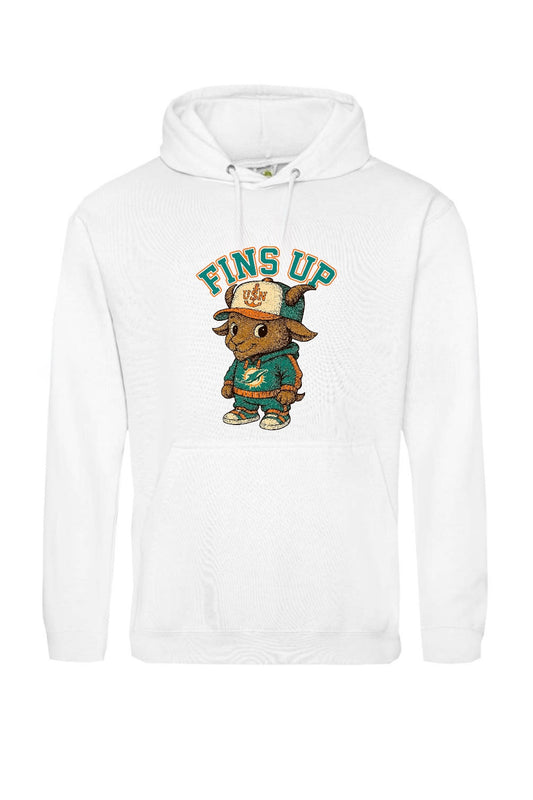 White Team Goat Themed Apparel with Slogan