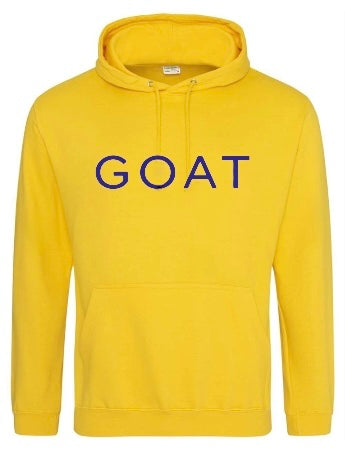 Goat Golden Yellow Hooded Sweatshirt