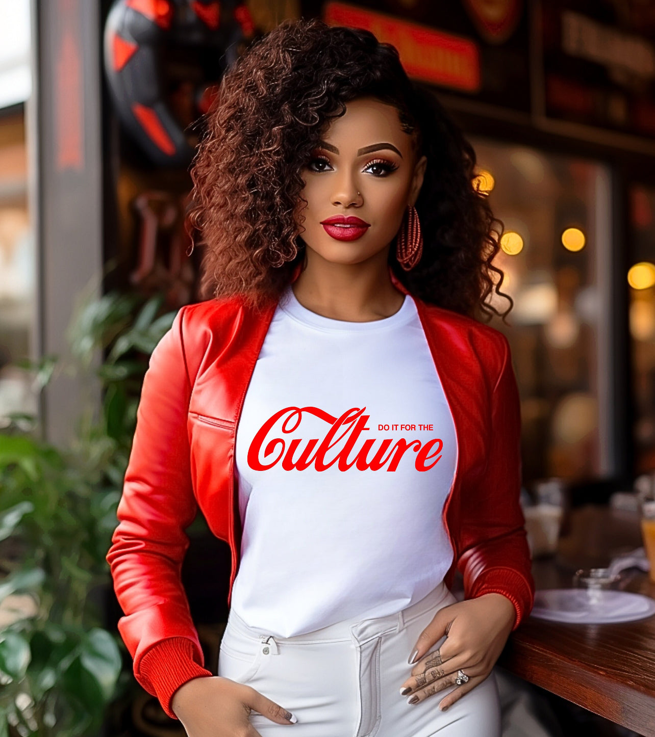 Do it For The Culture White and Red