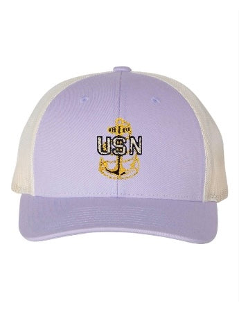 Light Purple and Tan Trucker Hat