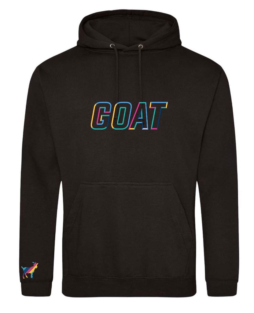 Crucial Catch GOAT Black Hooded Sweatshirt