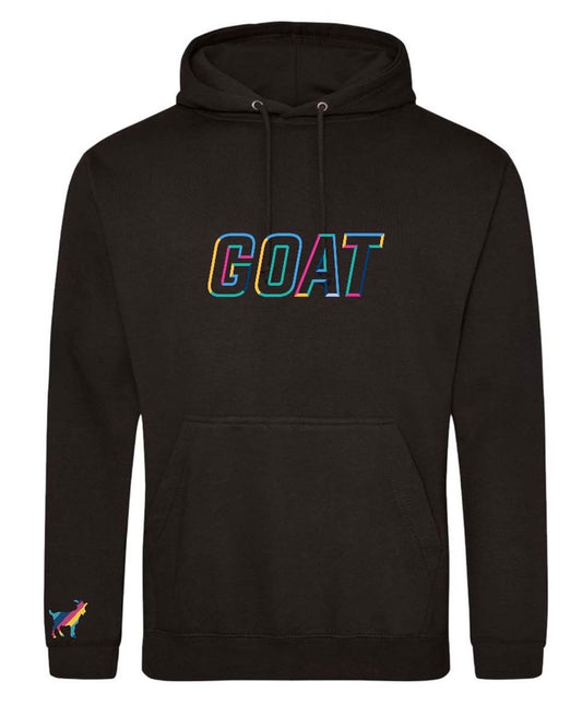 Crucial Catch GOAT Black Hooded Sweatshirt