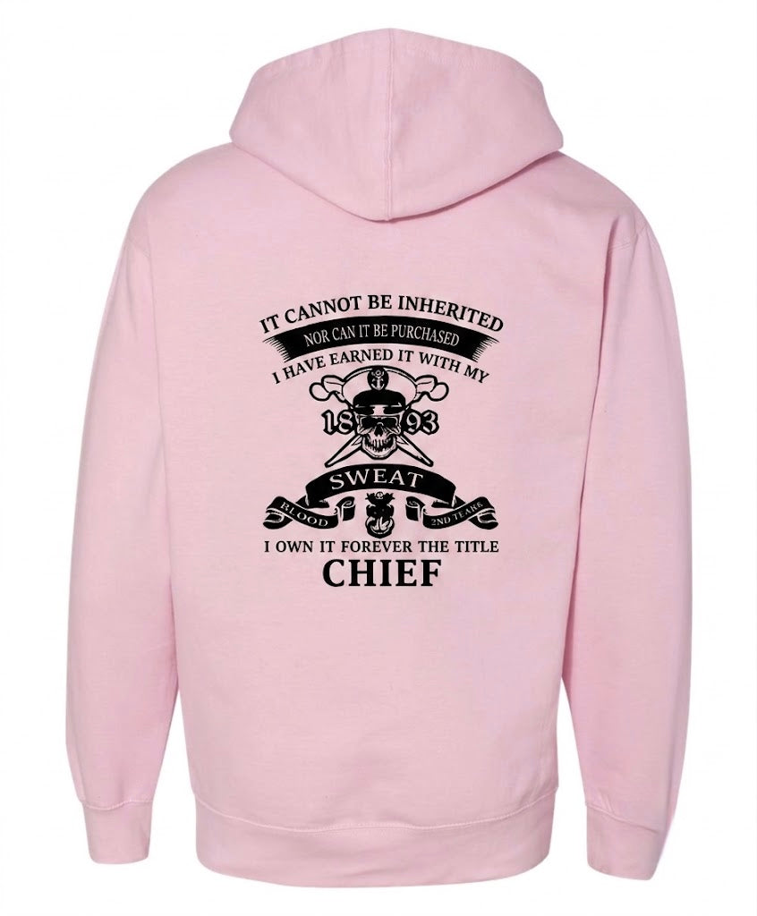 Earned Not Given Pink Hooded Sweatshirt