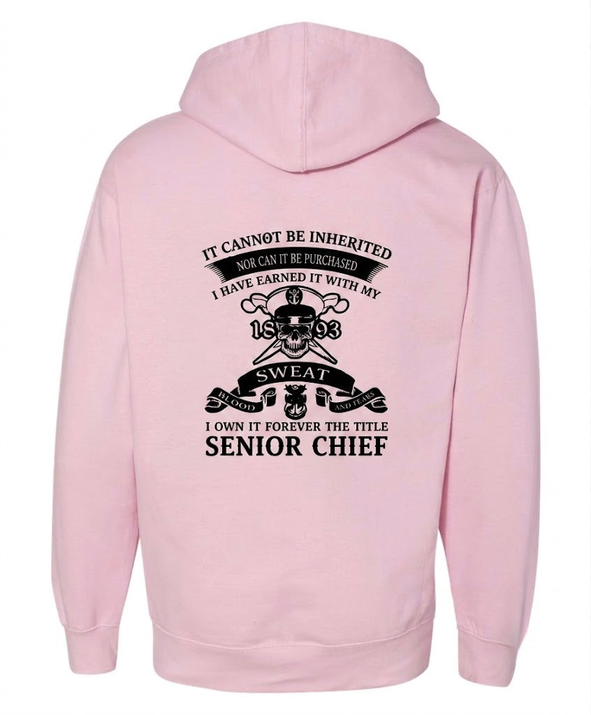 Earned Not Given Pink Hooded Sweatshirt
