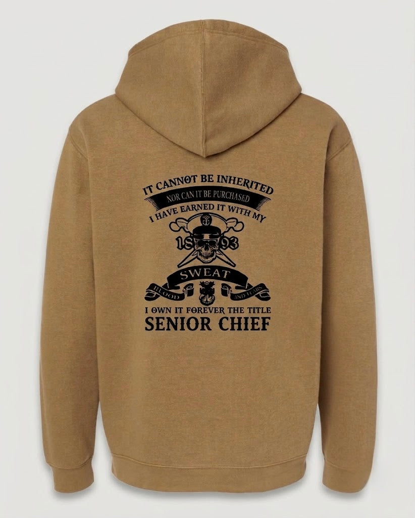 Earned Not Given Coyote Brown Hooded Sweatshirt