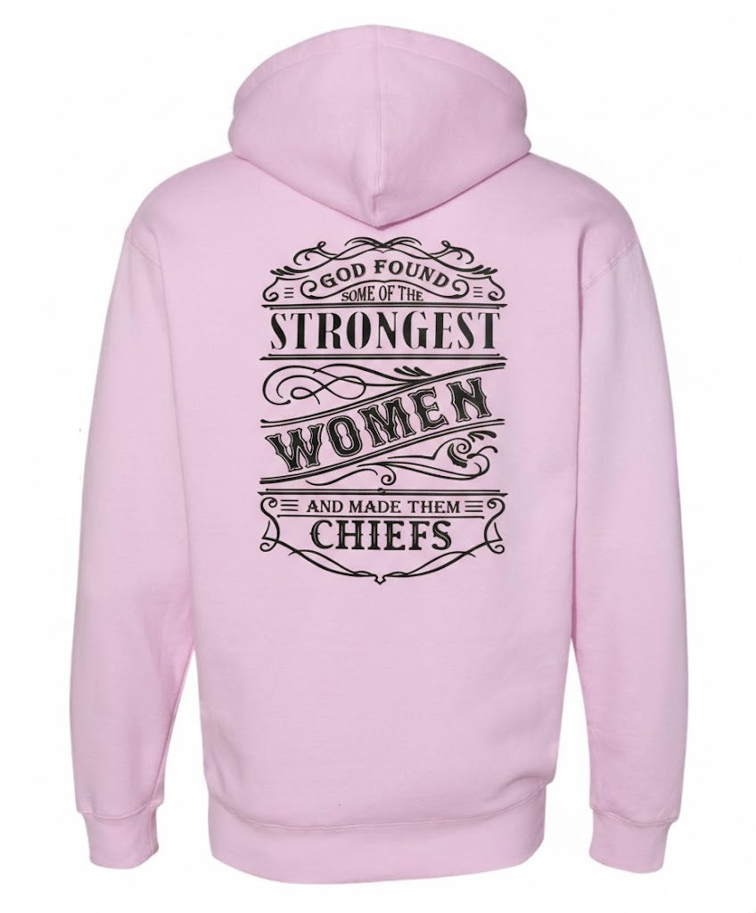 Strongest Women Pink Hoodie