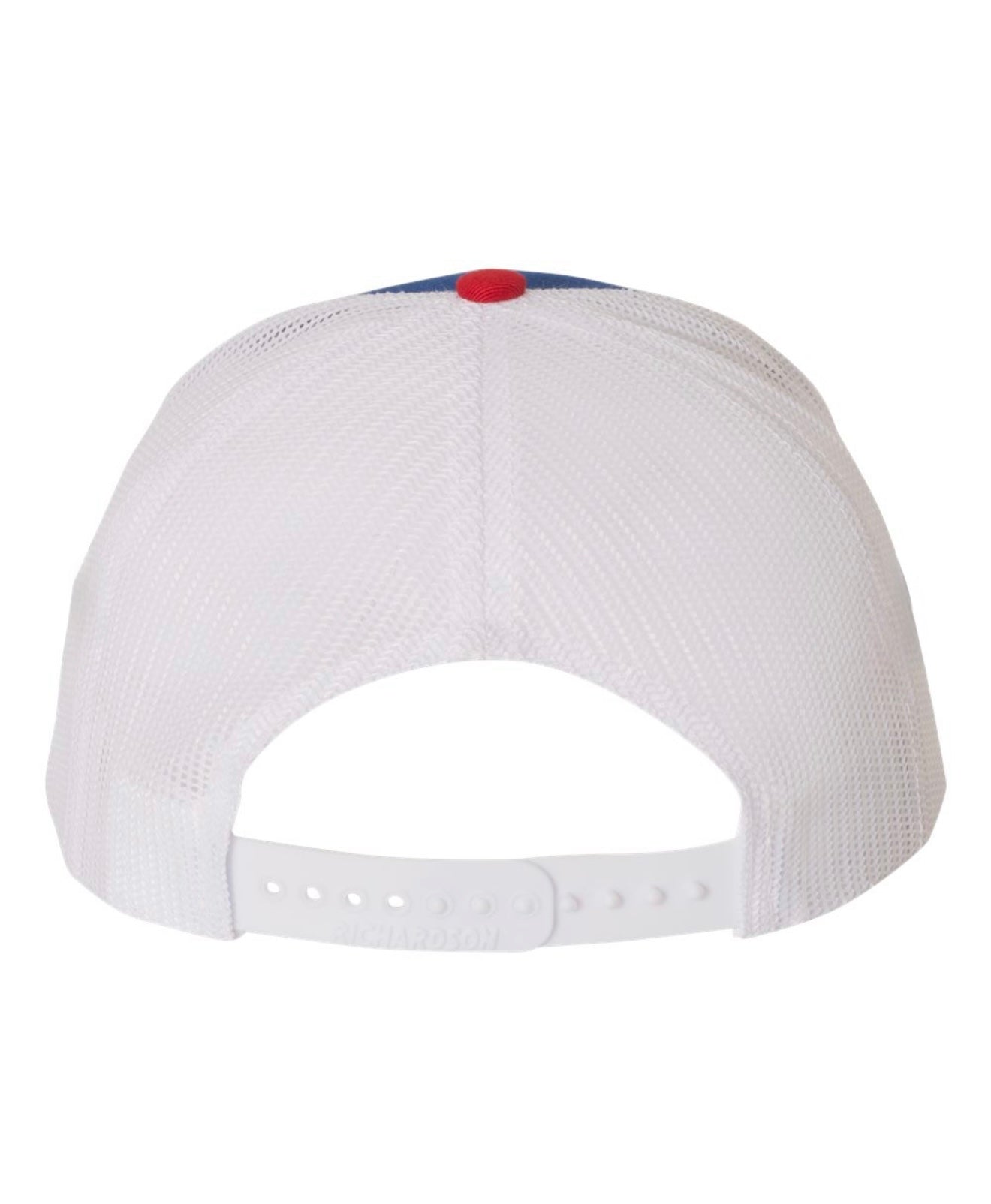 Royal Blue Red and White Trucker Hat