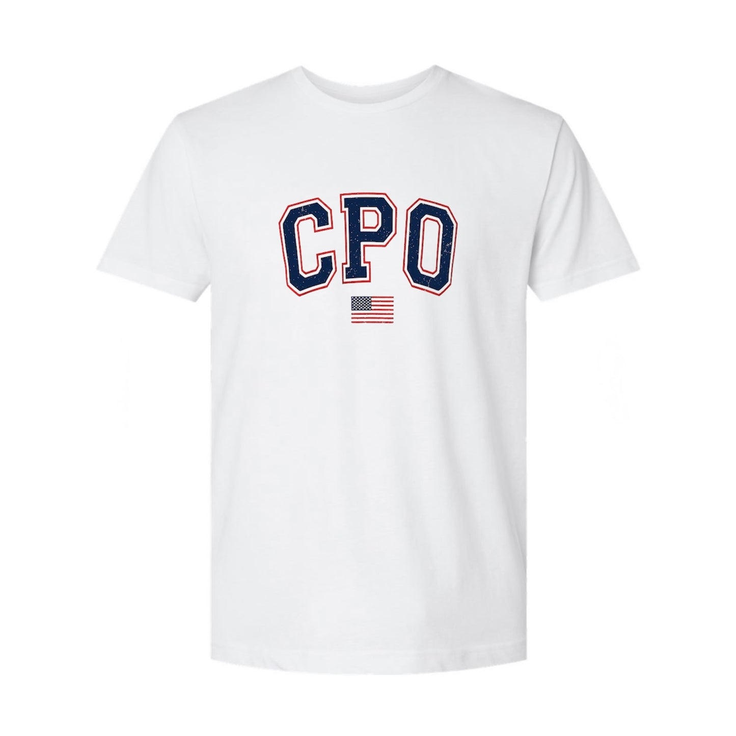 CPO Flag White T-Shirt