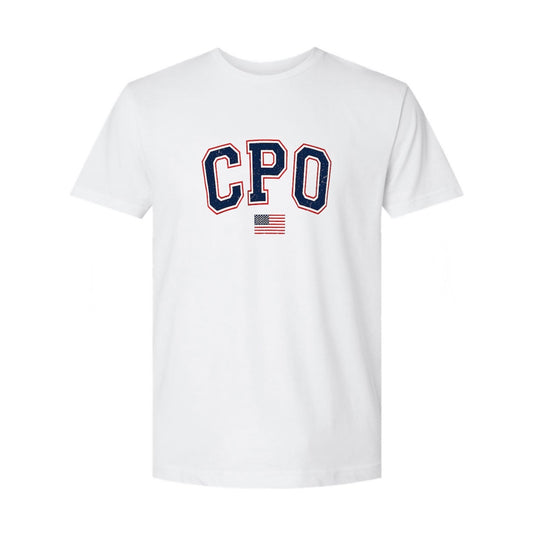 CPO Flag White T-Shirt