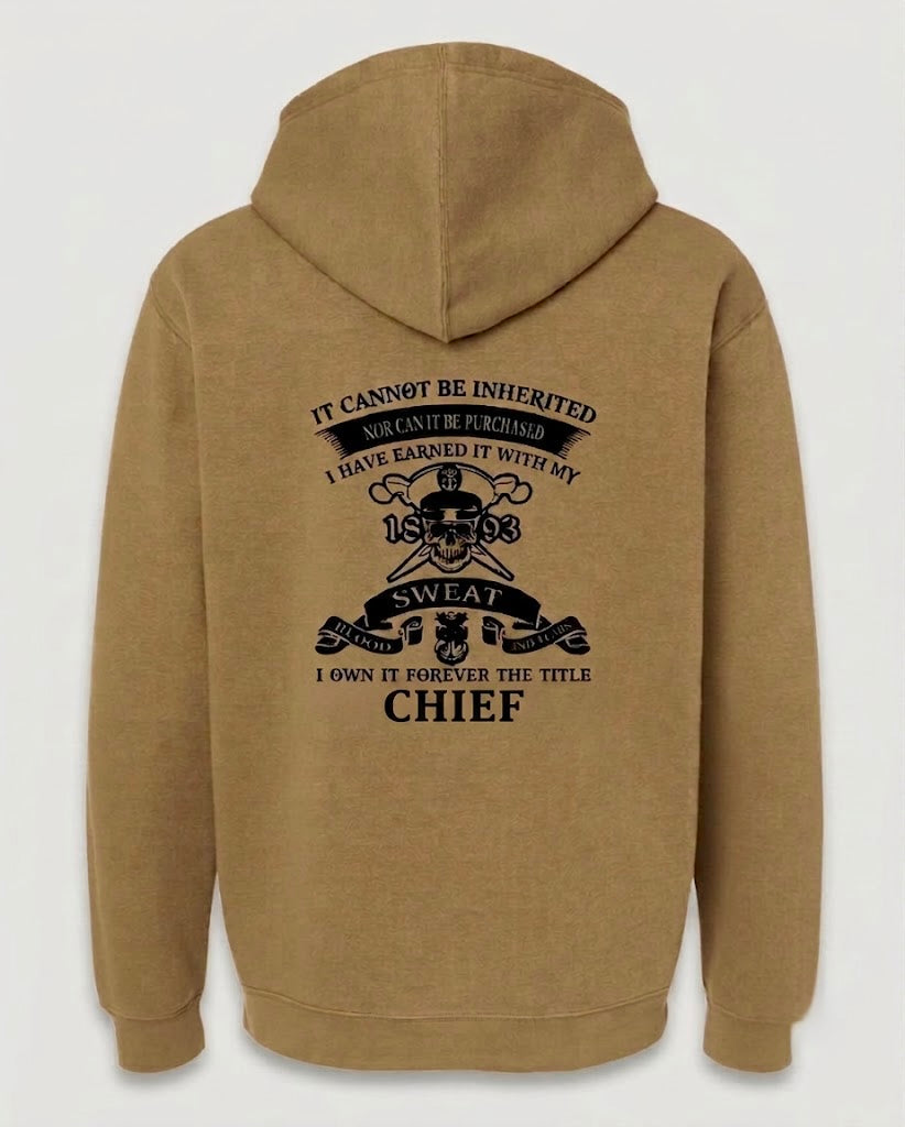 Earned Not Given Coyote Brown Hooded Sweatshirt