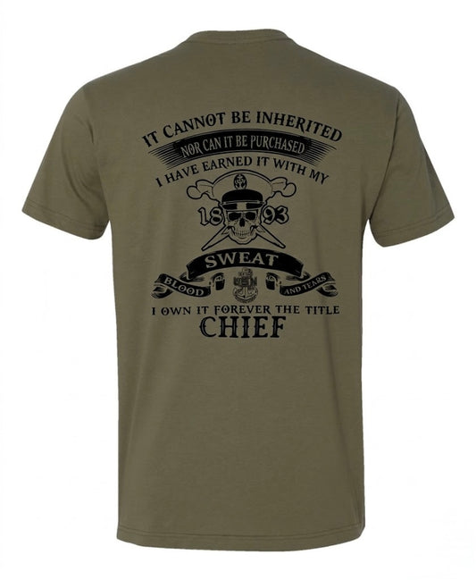 Earned Not Given CPO T-Shirt Military Green & Black