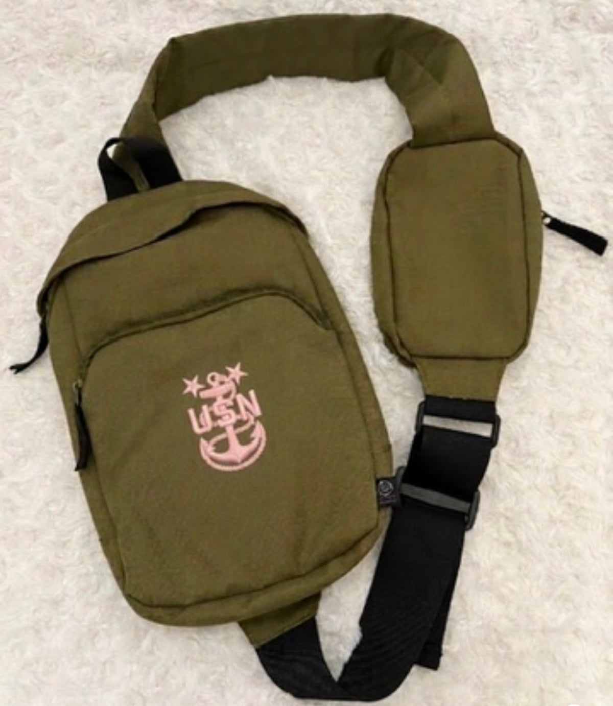 Military Green CPO Sling Bag