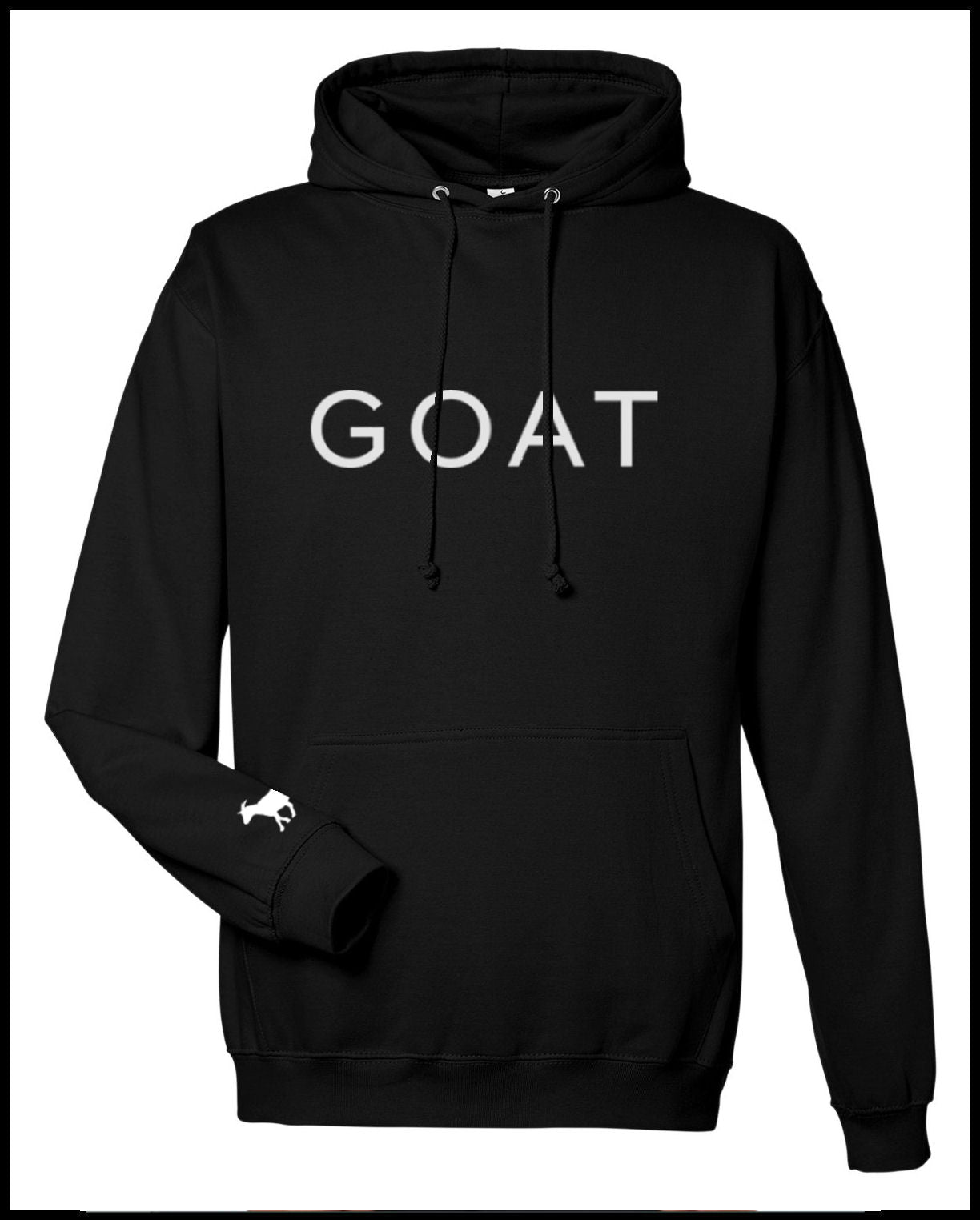 Goat Black Hooded Sweatshirt