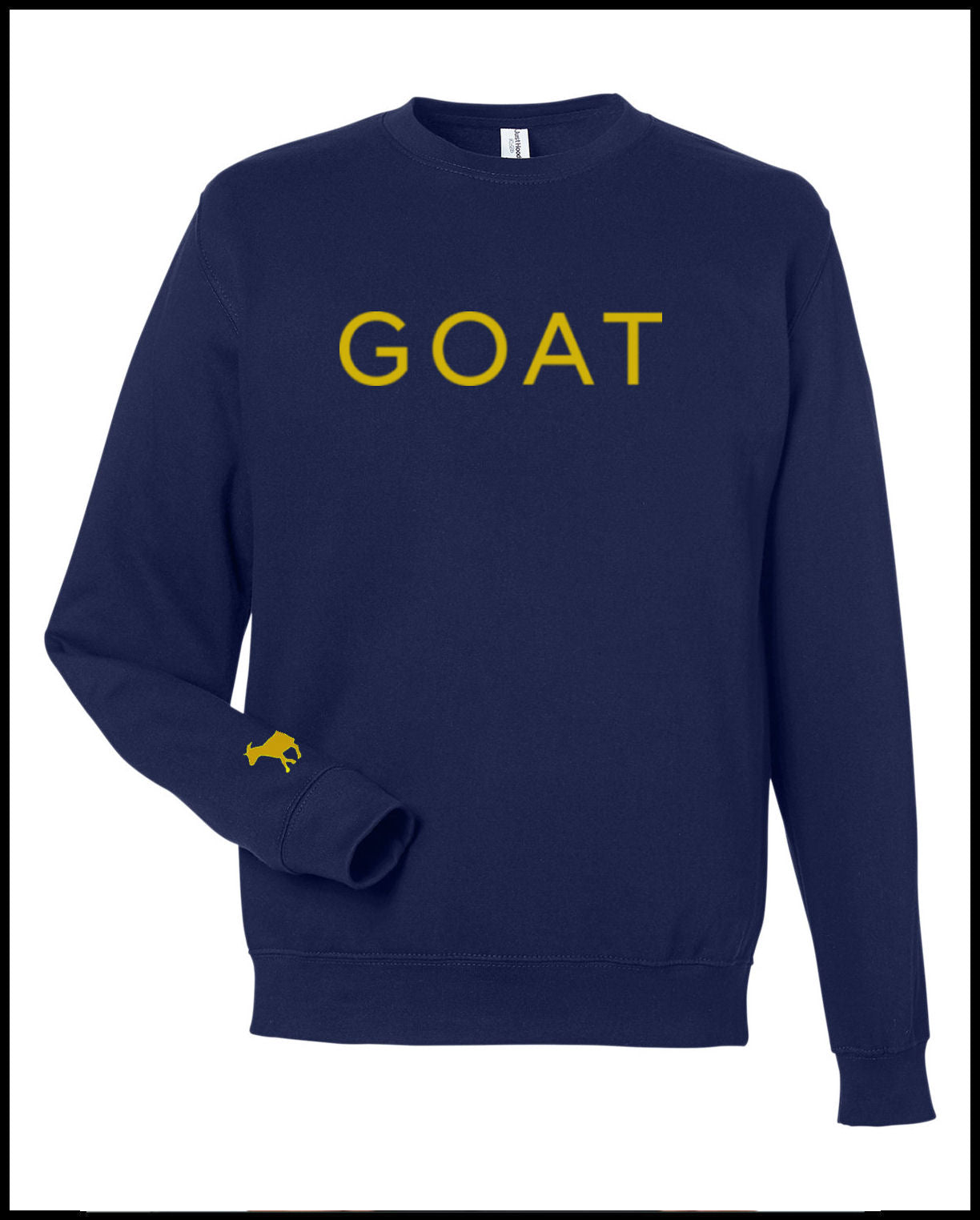 GOAT Navy & Golden Yellow Sweatshirt