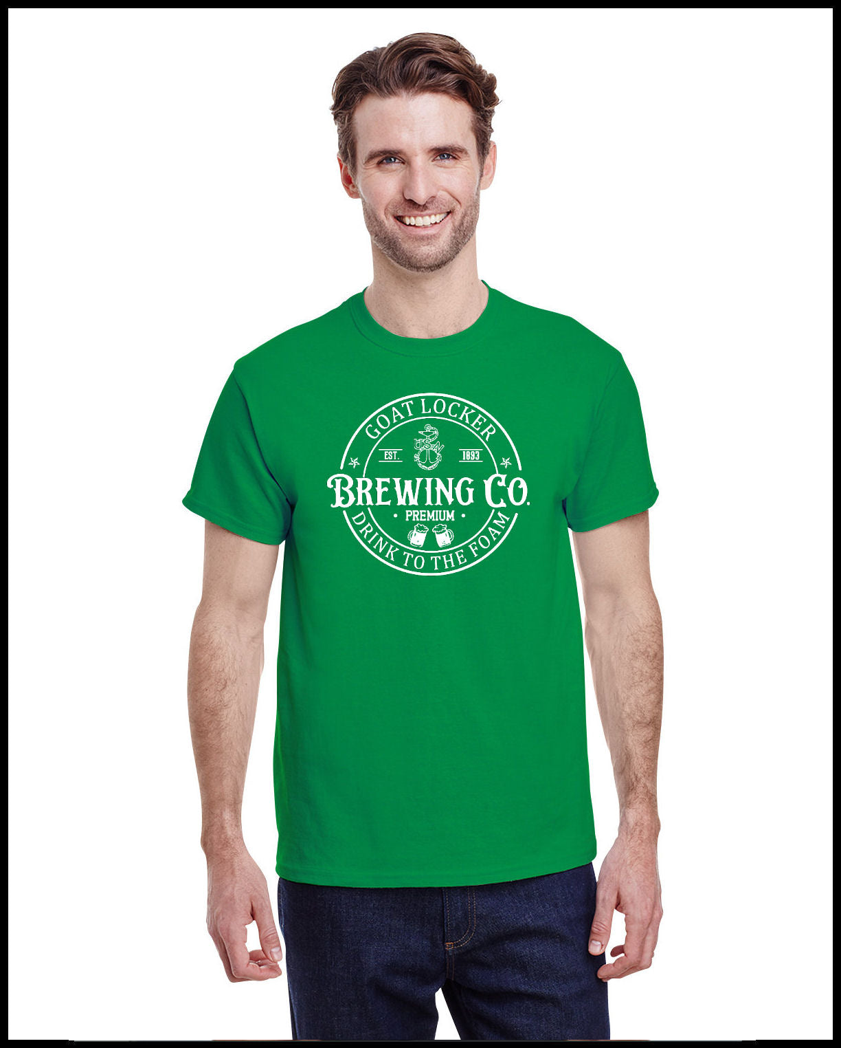 Goat Locker Brewing Company Crewneck T-Shirt