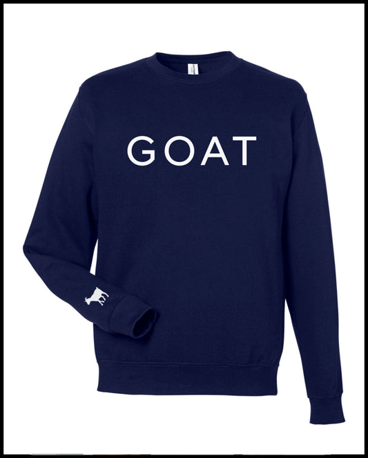 GOAT Navy & White Sweatshirt