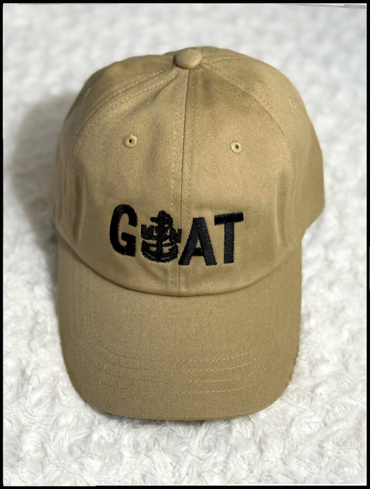 Khaki & Black GOAT Hat