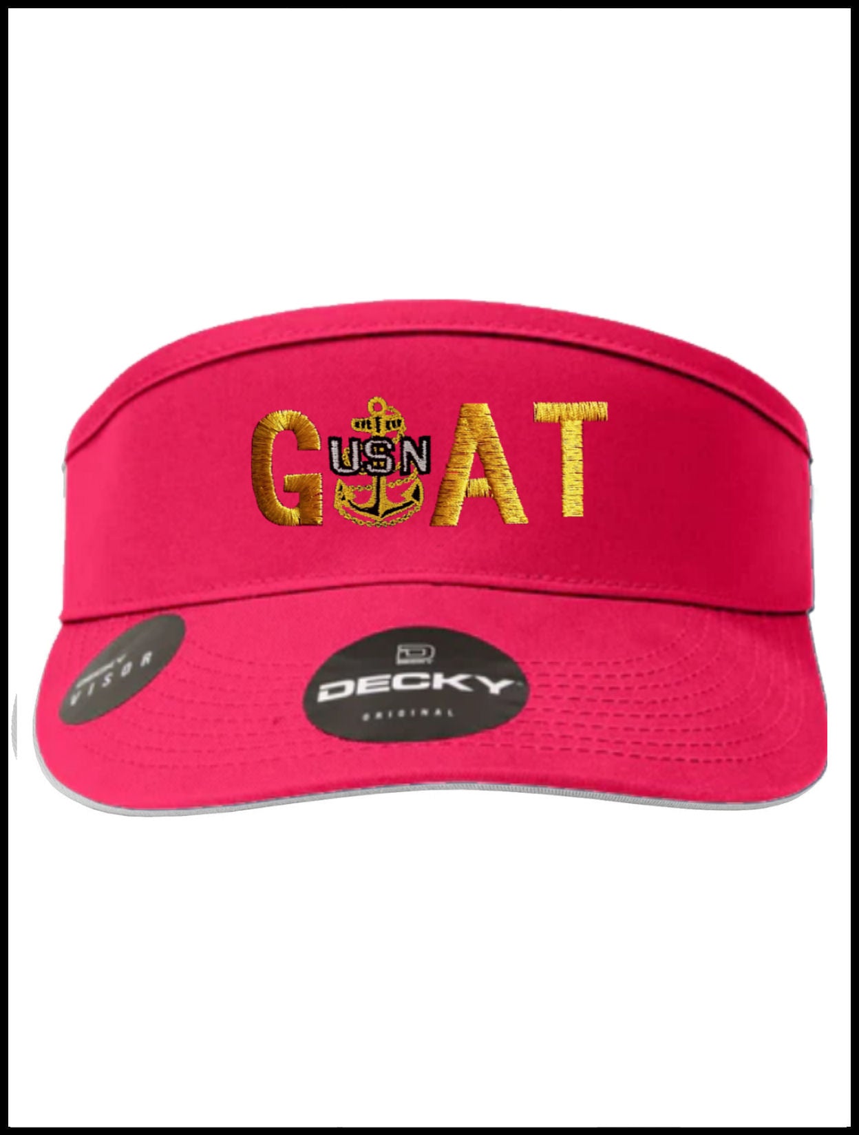 Red & Gold GOAT Visor