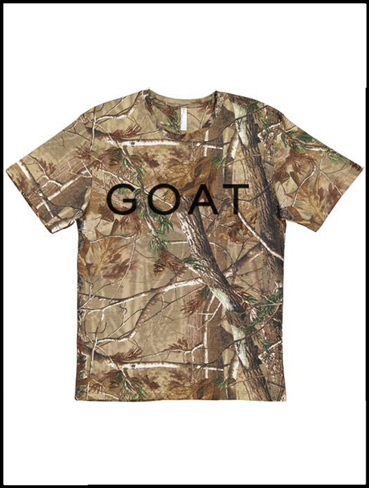 GOAT Hunters Camo & Black T-Shirt