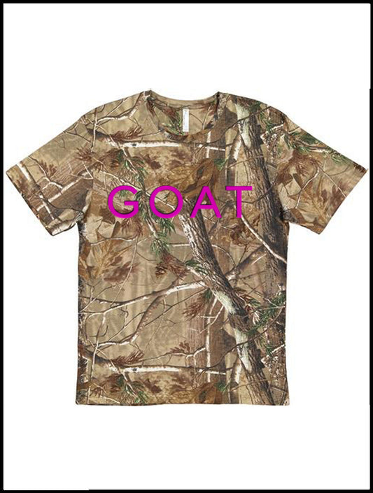 GOAT Hunters Camo & Pink T-Shirt