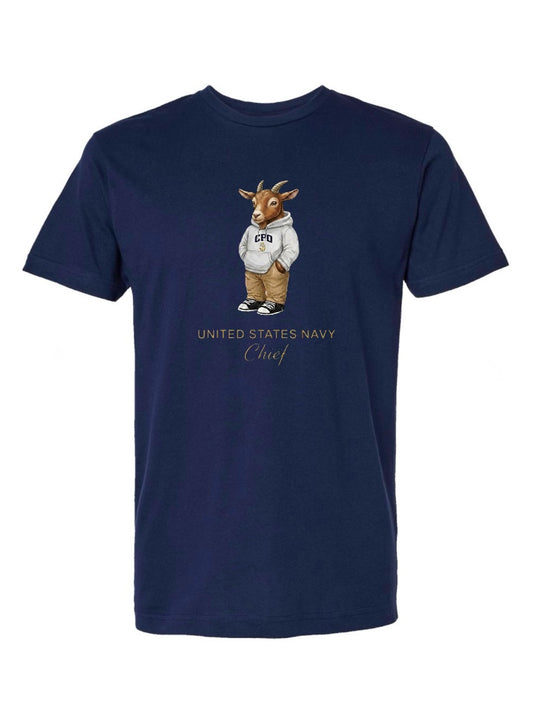 CPO Goat Navy Blue T-Shirt