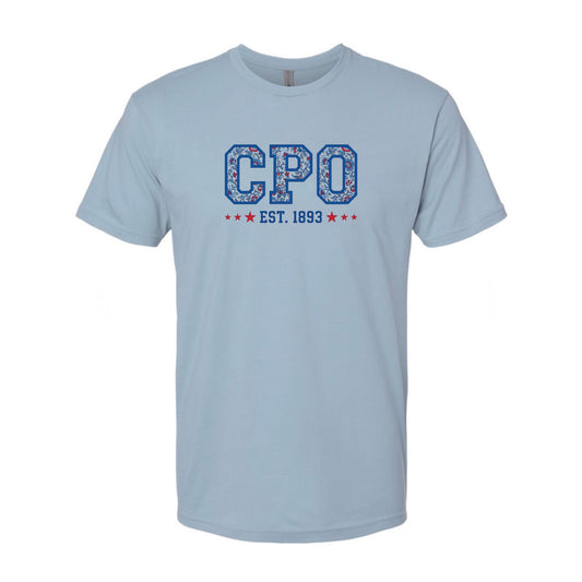 Floral CPO Light Blue T-Shirt
