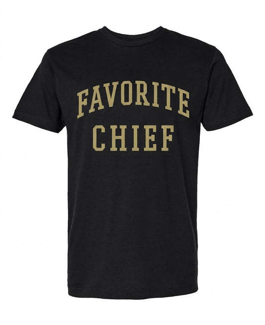Black and Khaki Favorite Chief T-Shirt