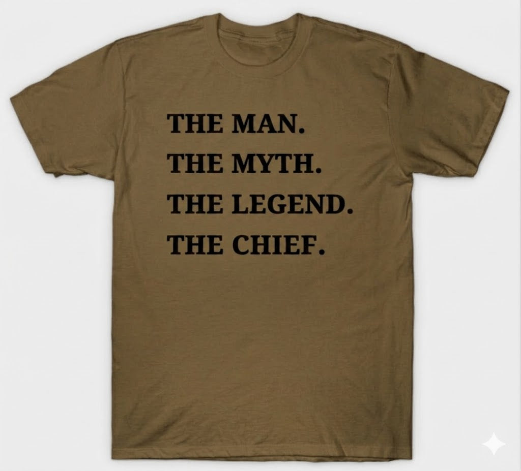 Man Myth Legend Chief, Senior Chief or Master Chief T-Shirts