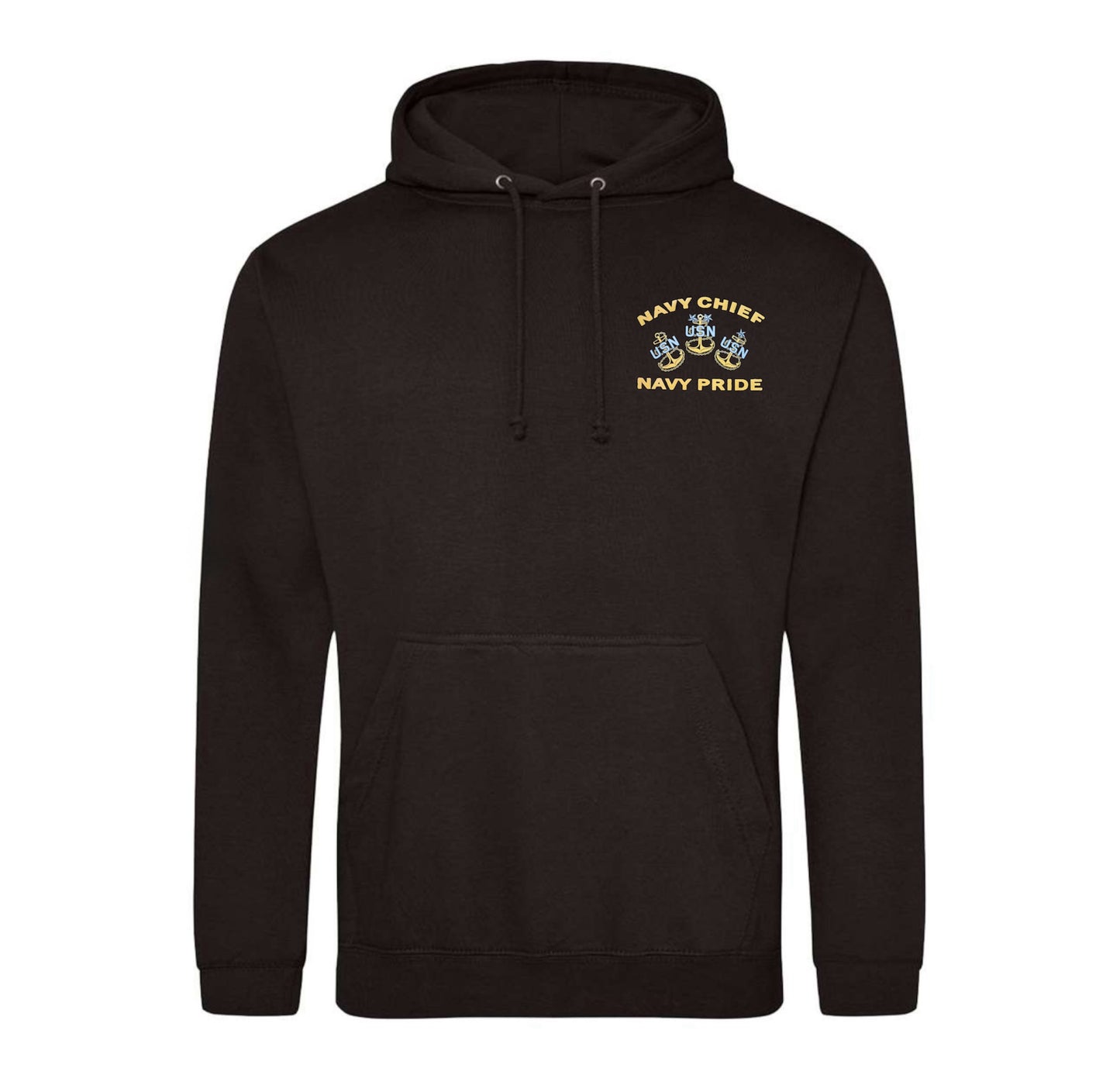 SKOL Male Goat Black Hooded Sweatshirt