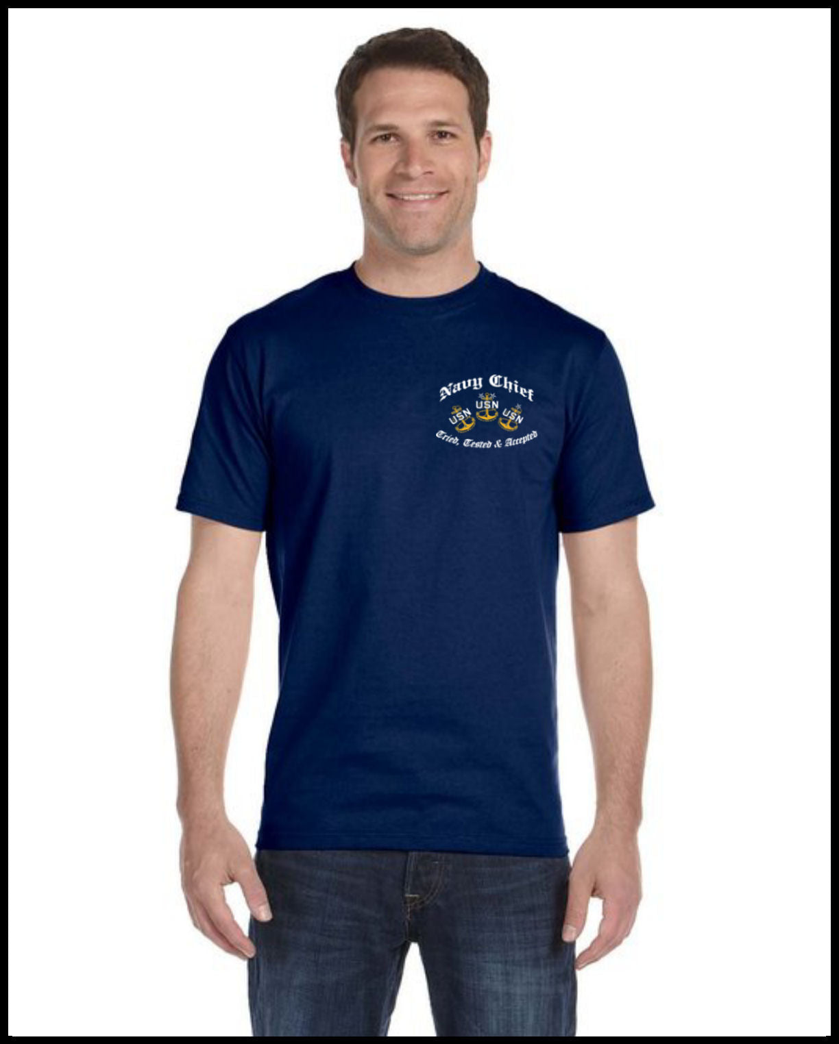 See You on the Other Side Grim Reaper Navy Blue T-Shirt