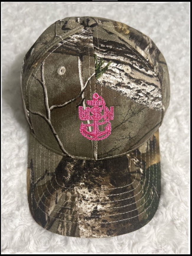 Hunters Camo and Pink CPO Hat