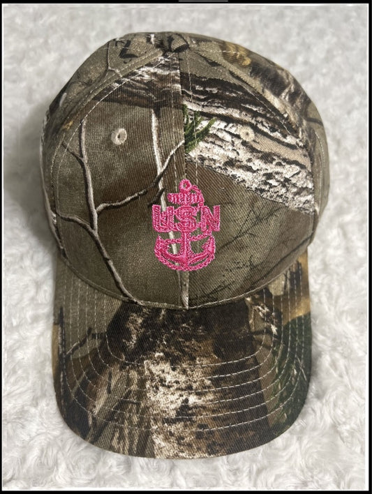 Hunters Camo and Pink CPO Hat