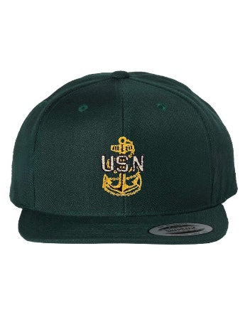 Dark Green CPO Snapback Hat