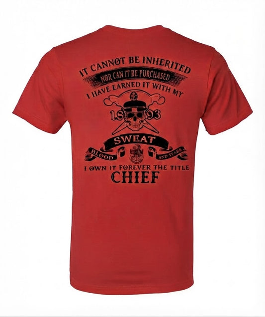 Earned Not Given CPO T-Shirt Red & Black