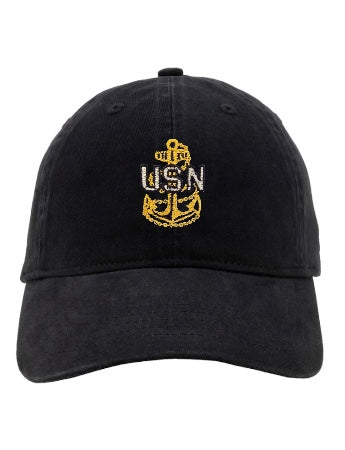 Black CPO Ponytail Hat